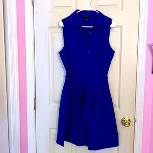 A beautiful royal blue dress